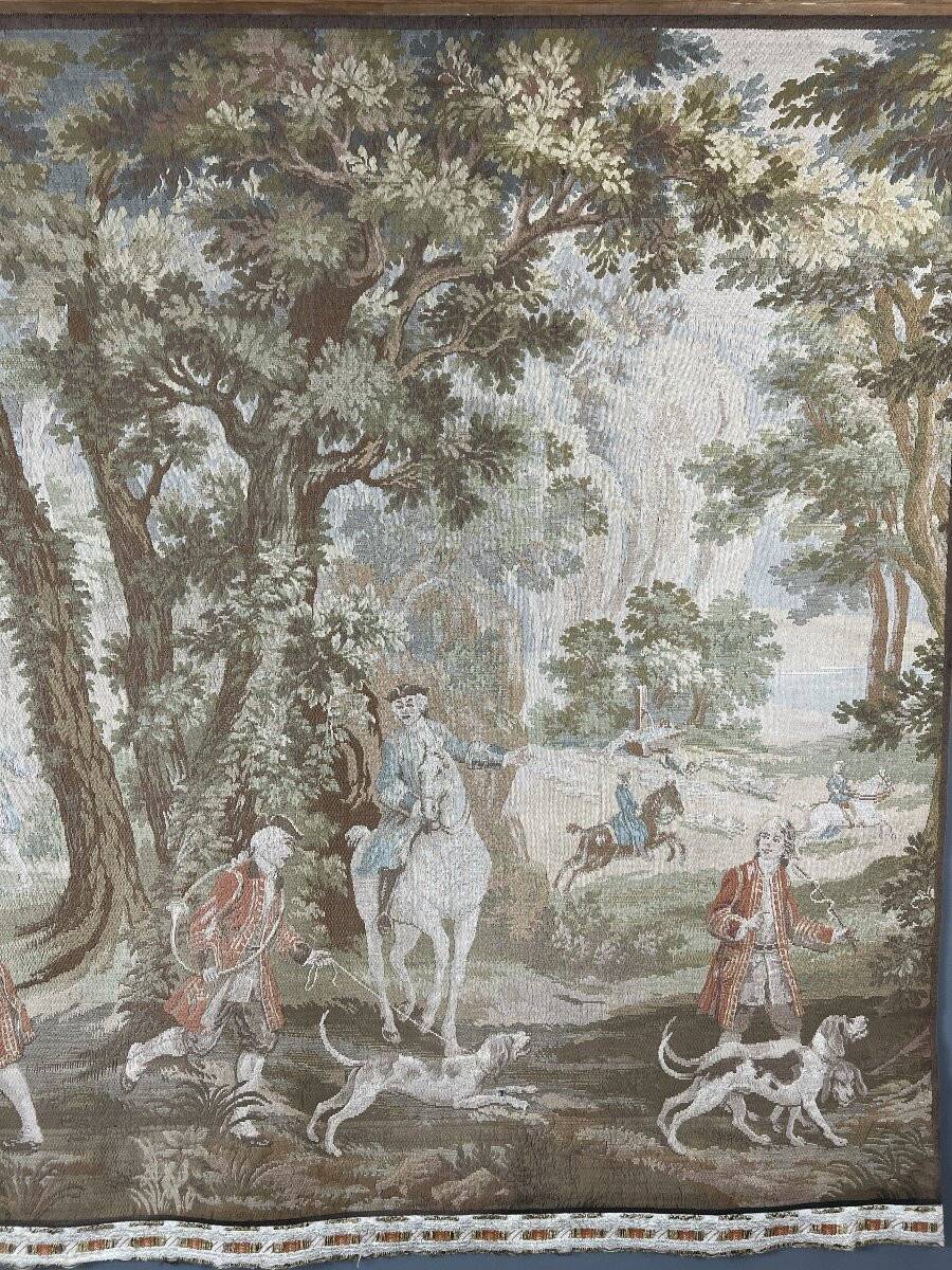 Wall tapestry "Hunting Scene", Louis XV style, 20th century