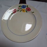 4 Beausoleil Digoin Sarreguemines dessert plates
