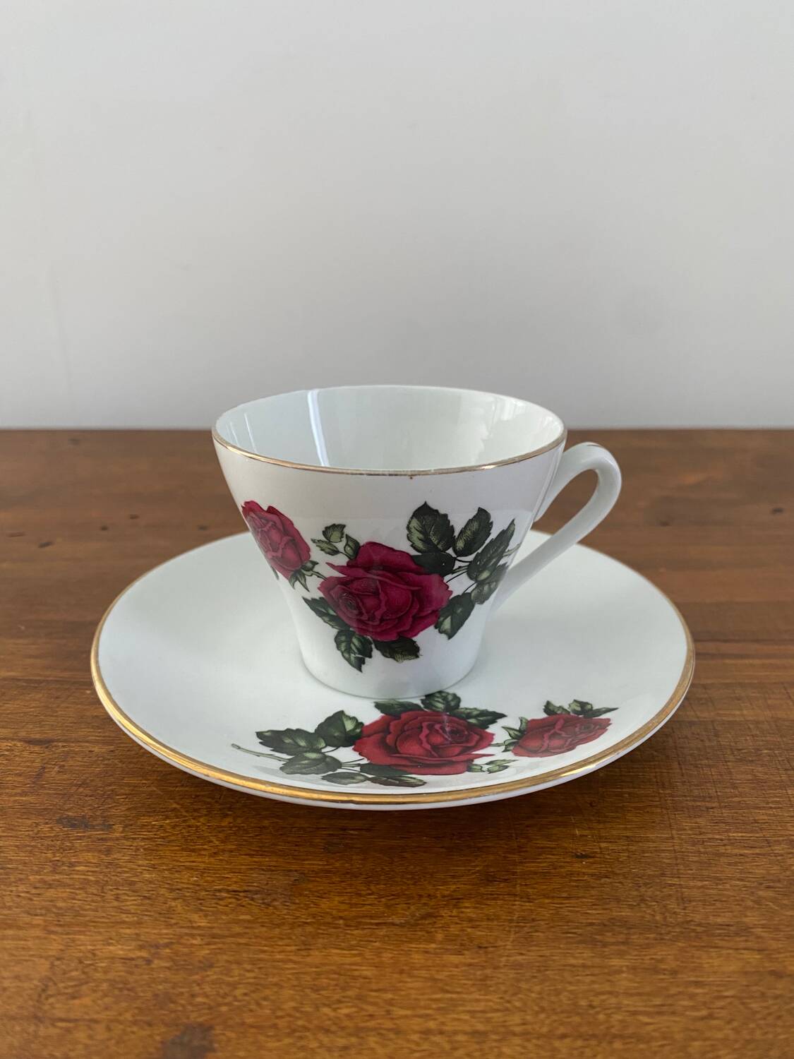 FRANCE porcelain cup and saucer