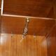 Double Art Deco wardrobe in satin walnut circa 1930