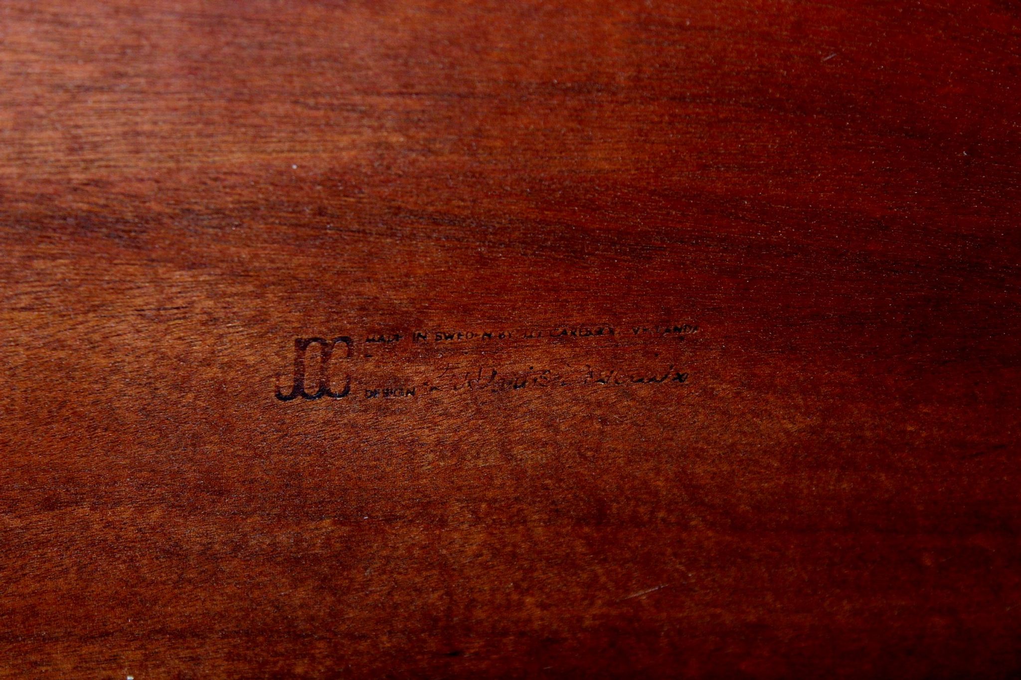 Table basse en teck, Karl-Erik Ekselius, Suède, 1960