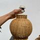 Pair of vintage IKEA rattan lamps