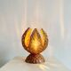 Sculptural Brutalist Table Lamp In Copper By Aimo Tukiainen For Oy Moonlight, Finland 1970S