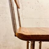 Adjustable workshop chair from the 50s/60s
