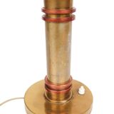 Paquebot lamp in copper and gold metal, Art Deco period