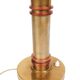 Paquebot lamp in copper and gold metal, Art Deco period