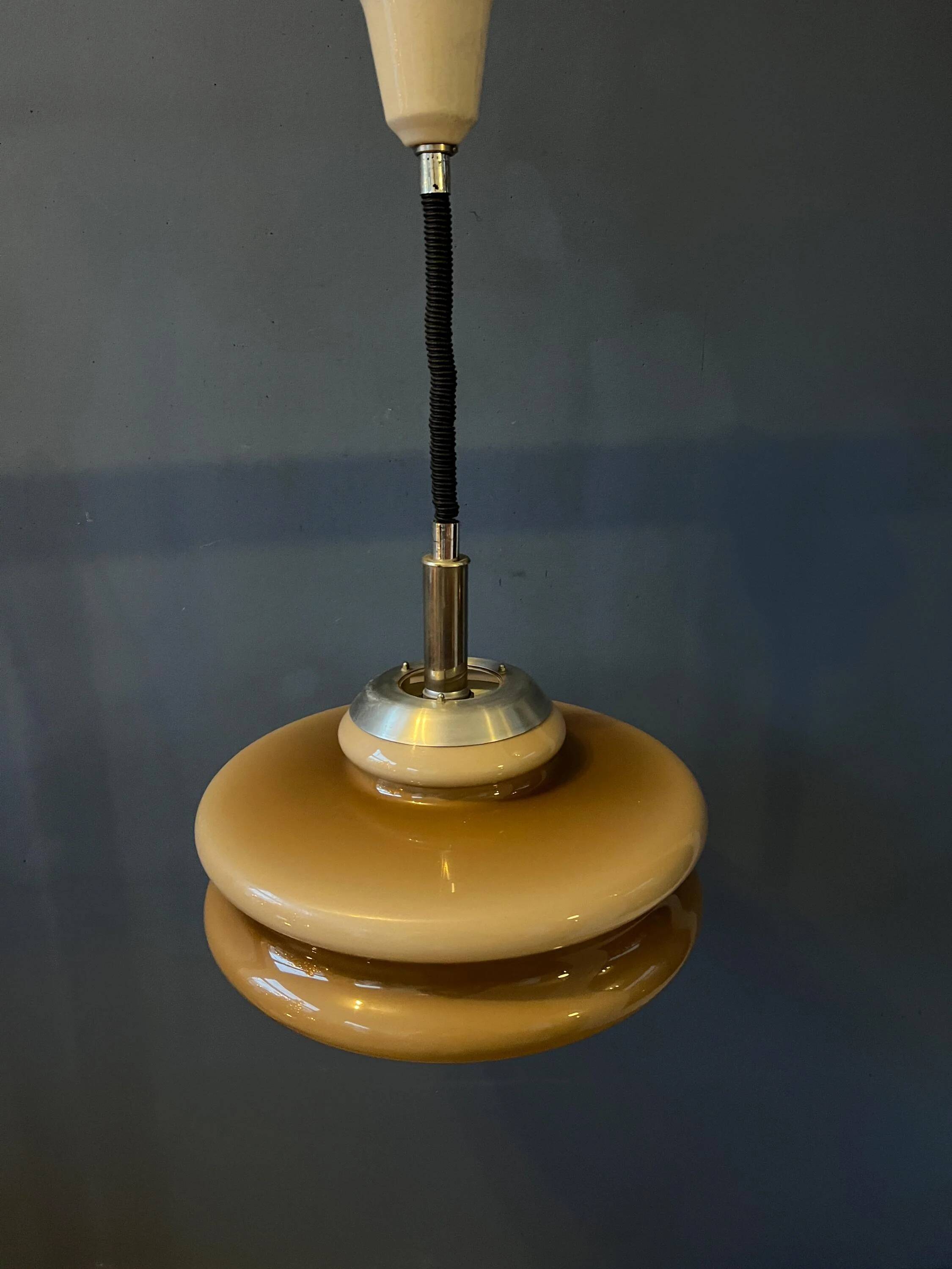 Suspension vintage Space Age en acrylique Herda
