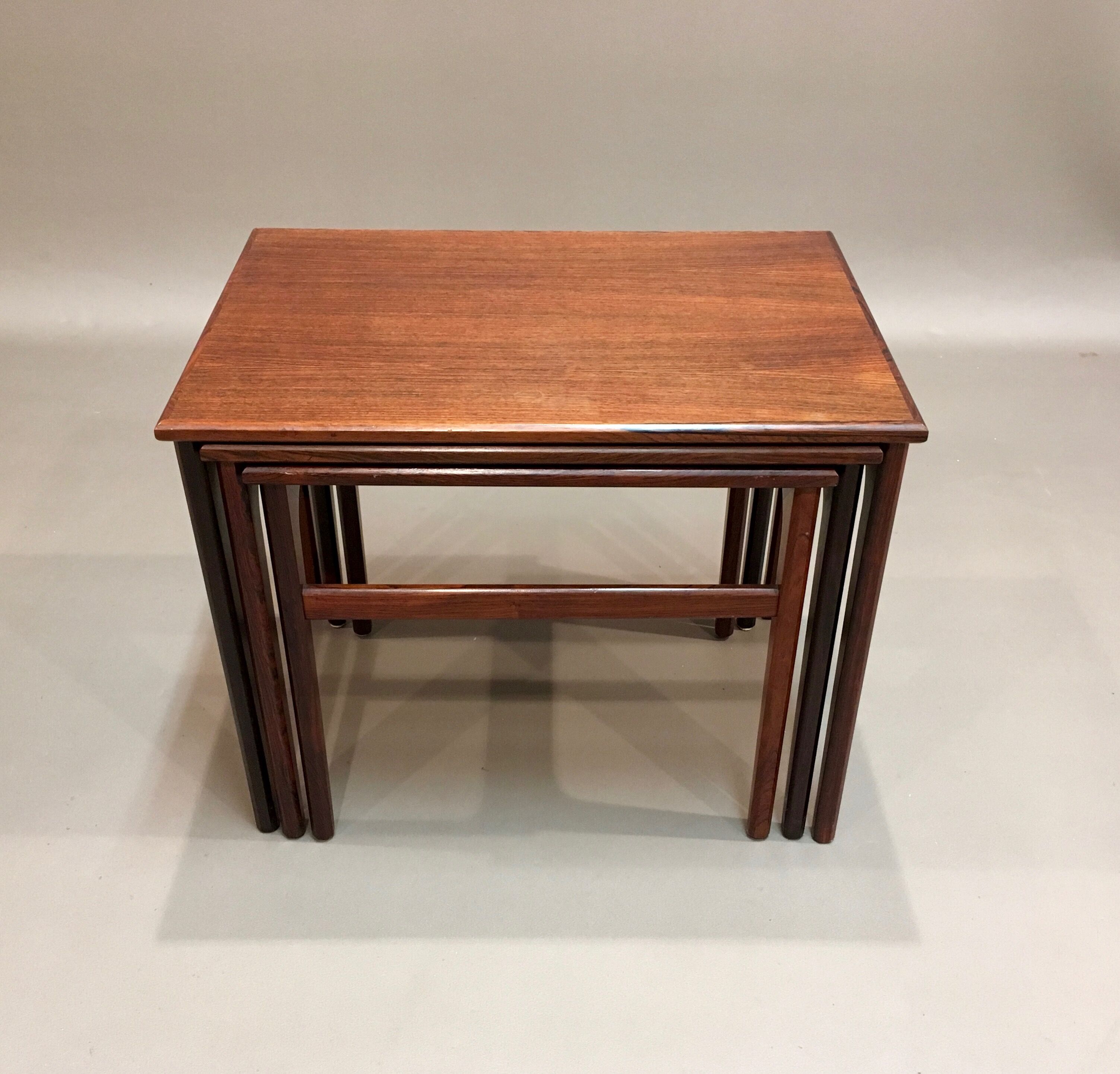 Table basse gigogne palissandre  design scandinave