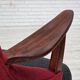 1960s, Danish designed armchair, reupholstered, furniture wool.