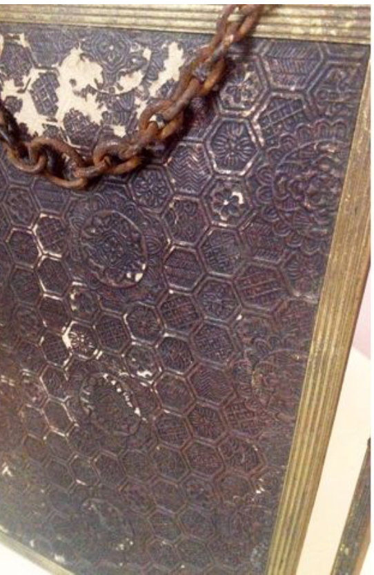 Mirror barber brass tryptic, 1930