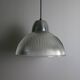Suspension vintage verre prismatique