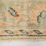 3x10 Peach Orange Vintage Runner Rug 83x296Cm SK 24799