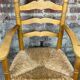 Paillé armchair in natural wood 1980
