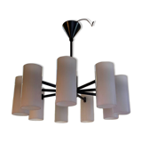 Vintage 9-light pendant light in Perspex