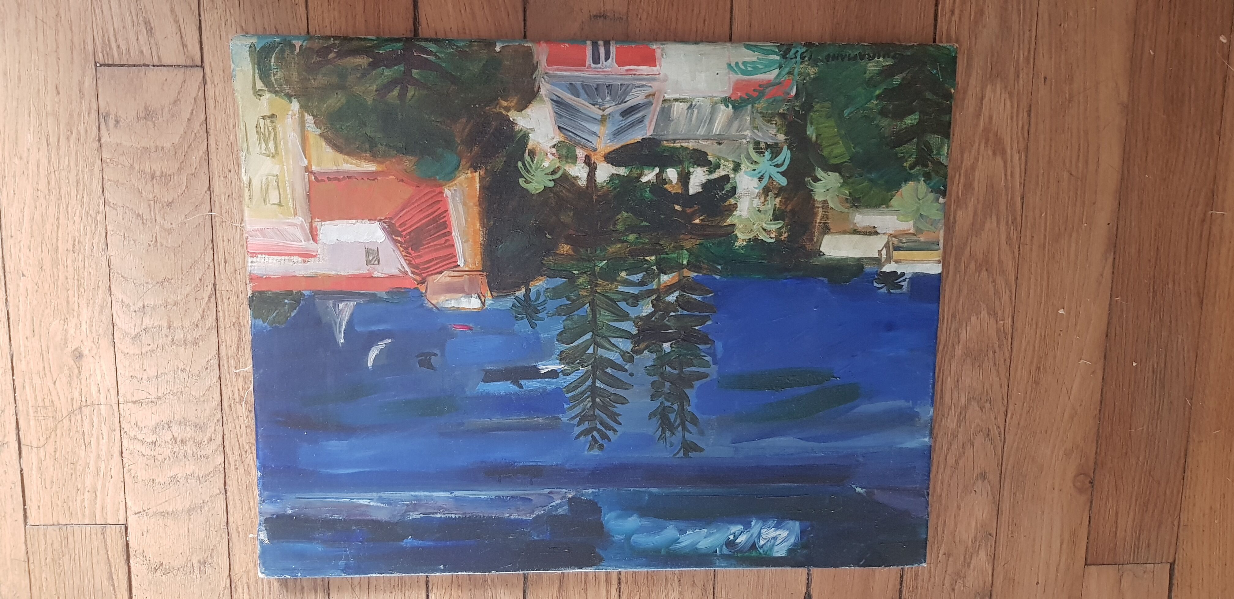 Paul Guiramand oil on canvas