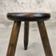 Small wooden tripod stool