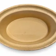 Terrine alsacienne ancienne à Baeckeoffe bleu fleurs avec couvercle 35 cm