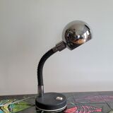 Table lamp chromed metal Targetti Sankey