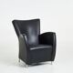 Jess Design Leather Armchair, Labeled