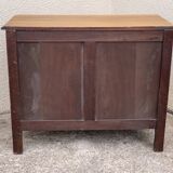 Commode de style Louis XV chêne brut massif, 1920