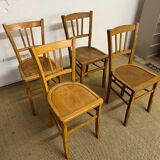 Lot 4 chairs bistro luterma