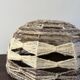 Vintage 70s wool ceiling lamp shade