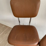 Pair of vintage skai chairs