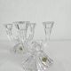 2 vintage Phonix crystal 2-arm candlestick candle holders