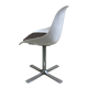 Roche Bobois tulip chair in moulded plastic with a chrome star base.