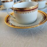 Set of 5 cups with their bowls