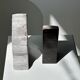 Black petrified wood bookend H17 L17 P6