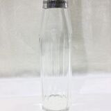 Crystal and silver decanter