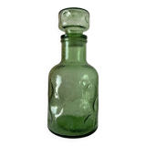 Carafe verrre soufflé dépoli  style empoli