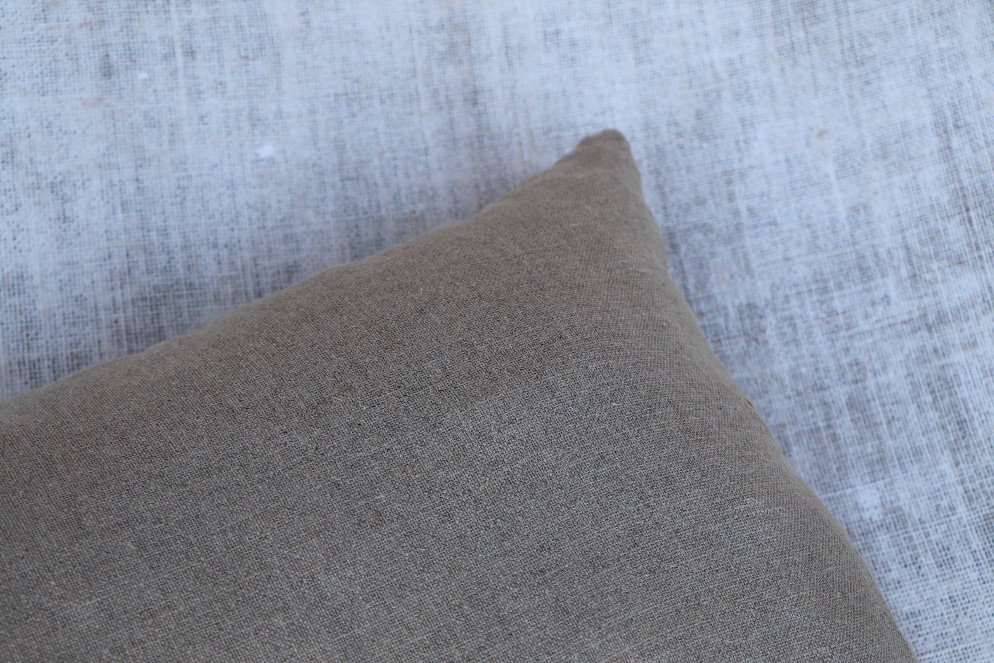 Aubusson 19th castle cushion