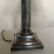lamp column neoclassical greek revival in bronze silver years 60s