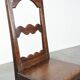 French antique Lorraine chair made of oak from the 18th century