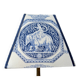 Blue toile de Jouy lampshade