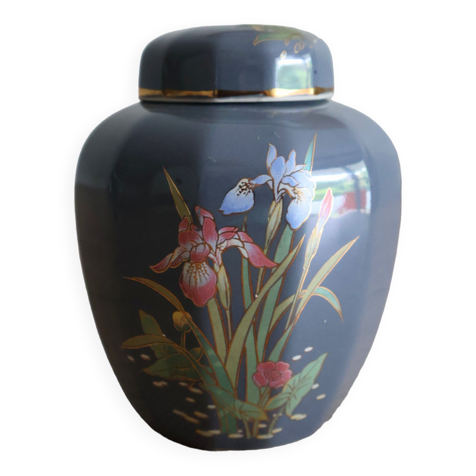 Japanese porcelain tea or ginger pot