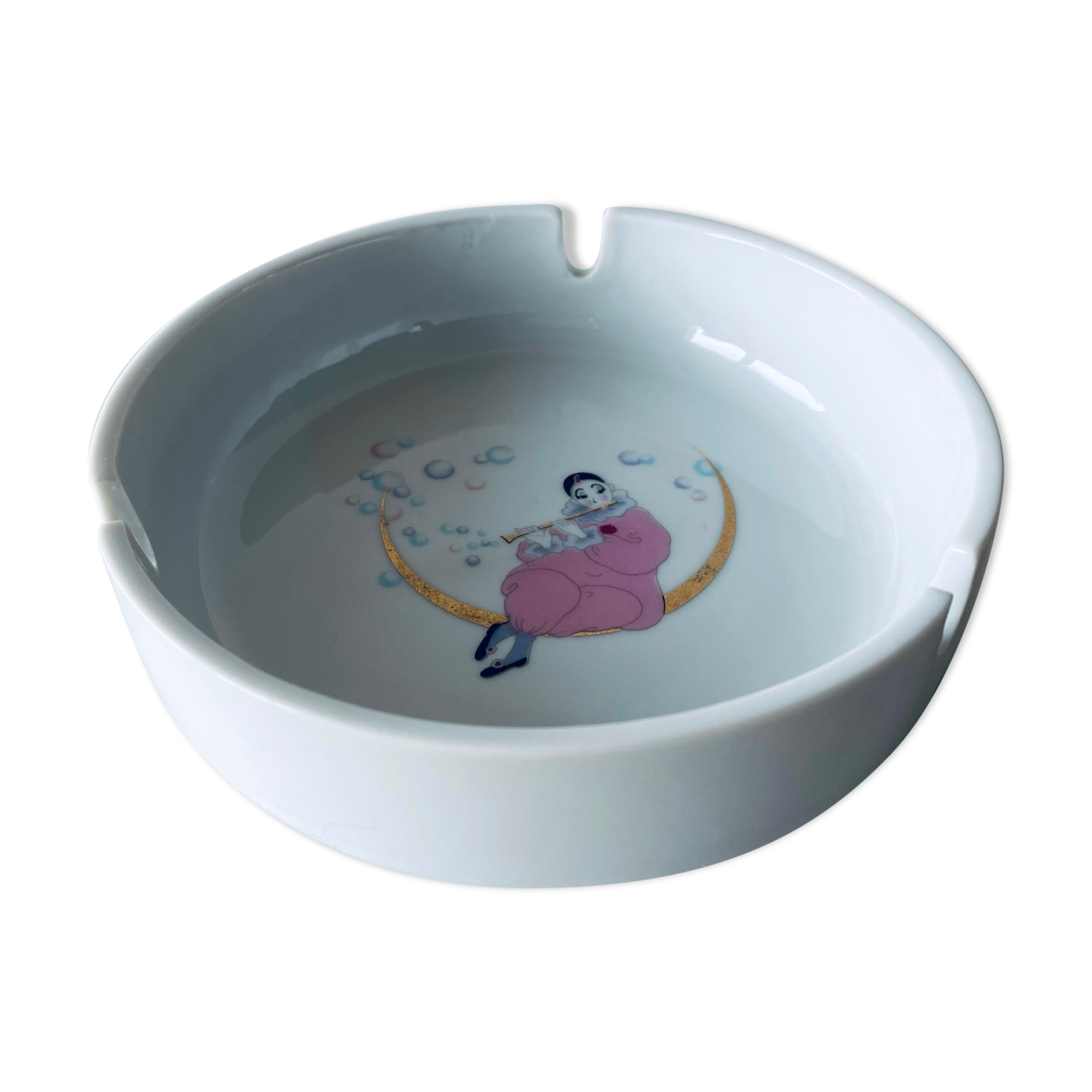 Vintage porcelain ashtray