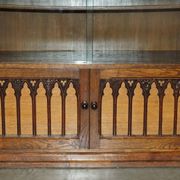 Gothic Revival library hand-carved by Pugin