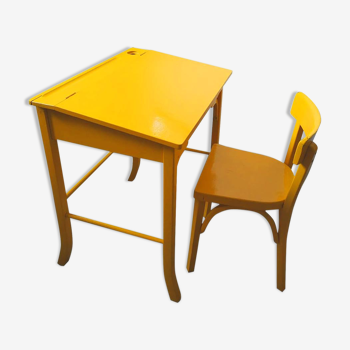 Set table and school chair