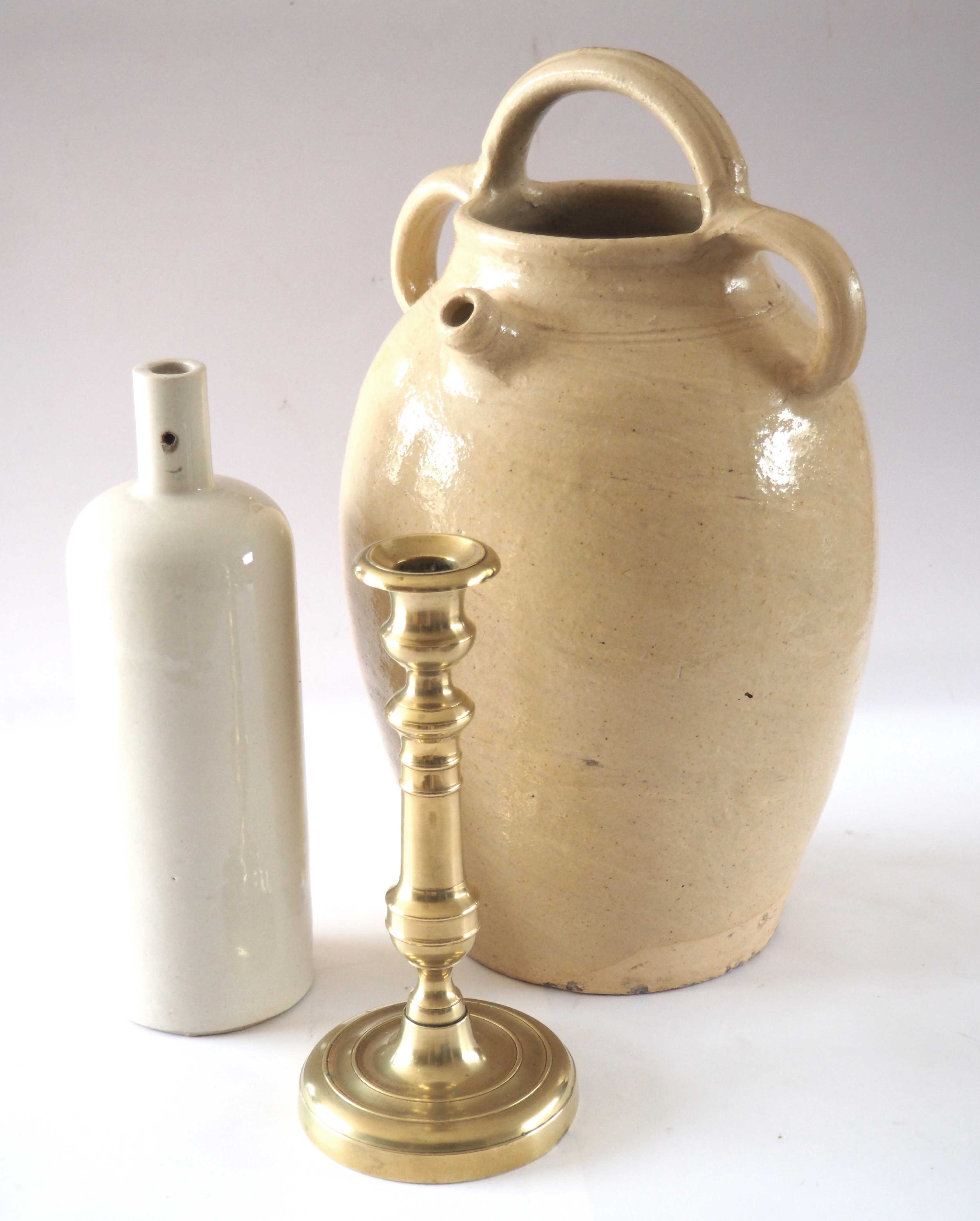 White sandstone bottle