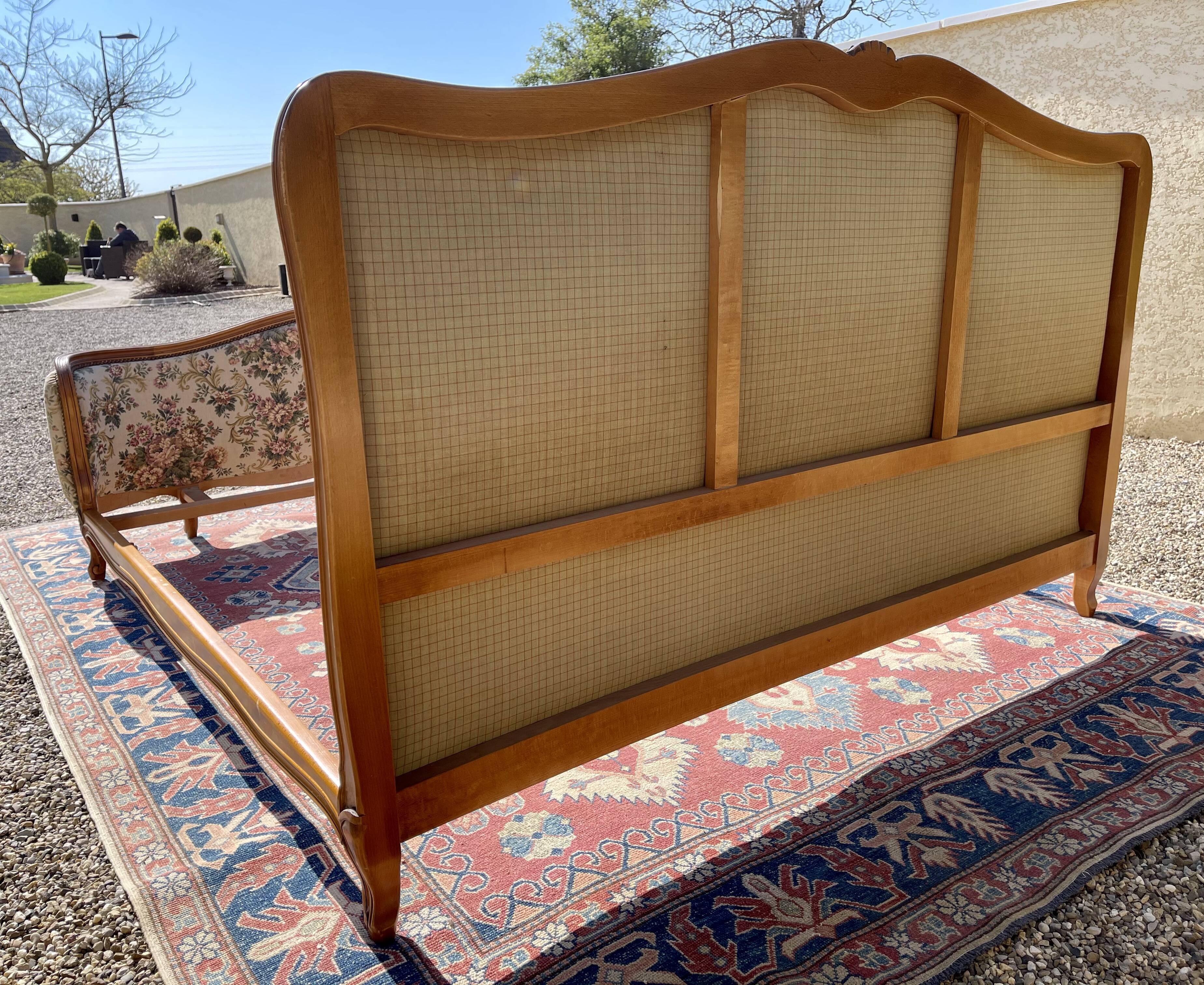 Louis XV style cherry bed