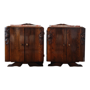 Paire tables chevet