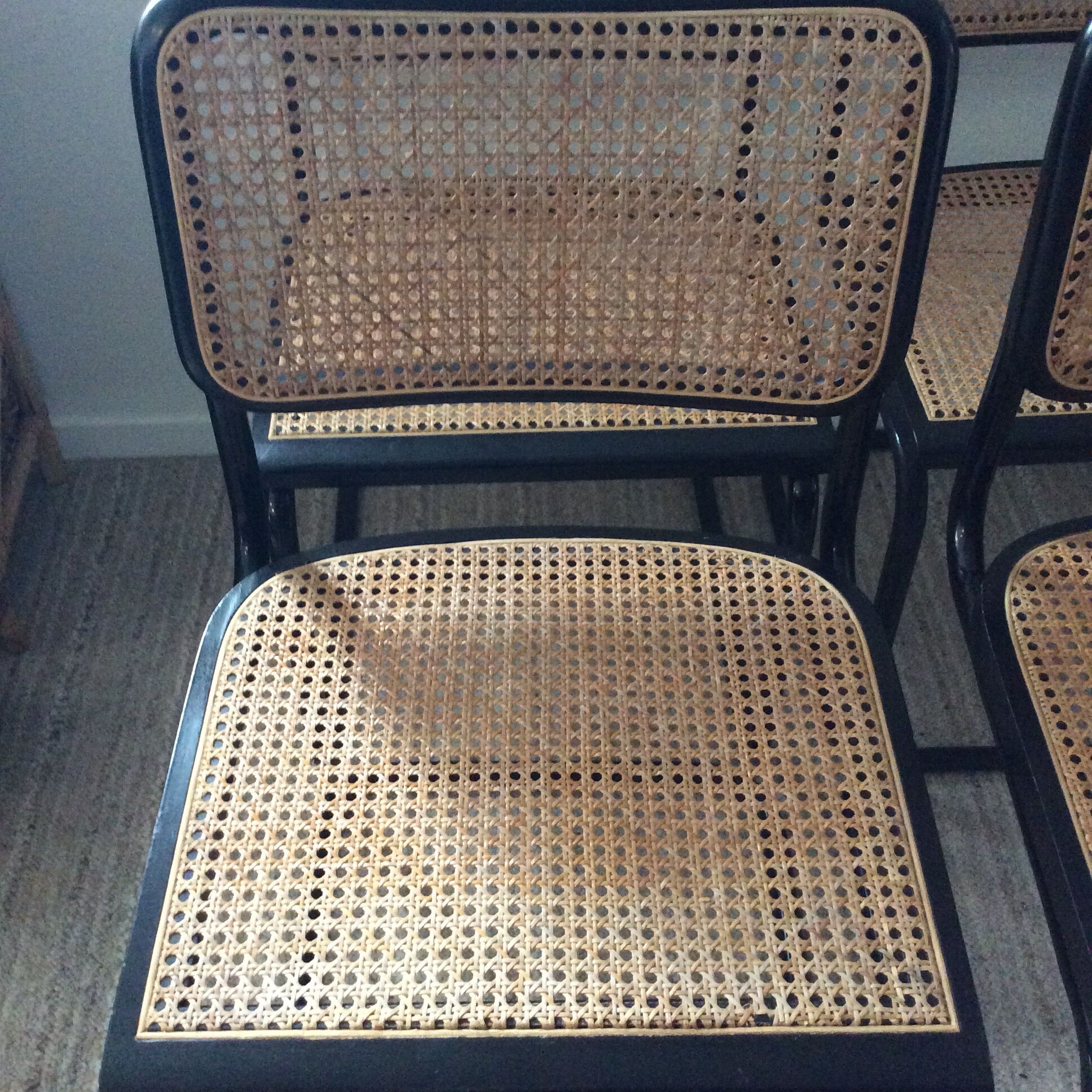 Série de 4 chaises Marcel Breuer Cesca B32