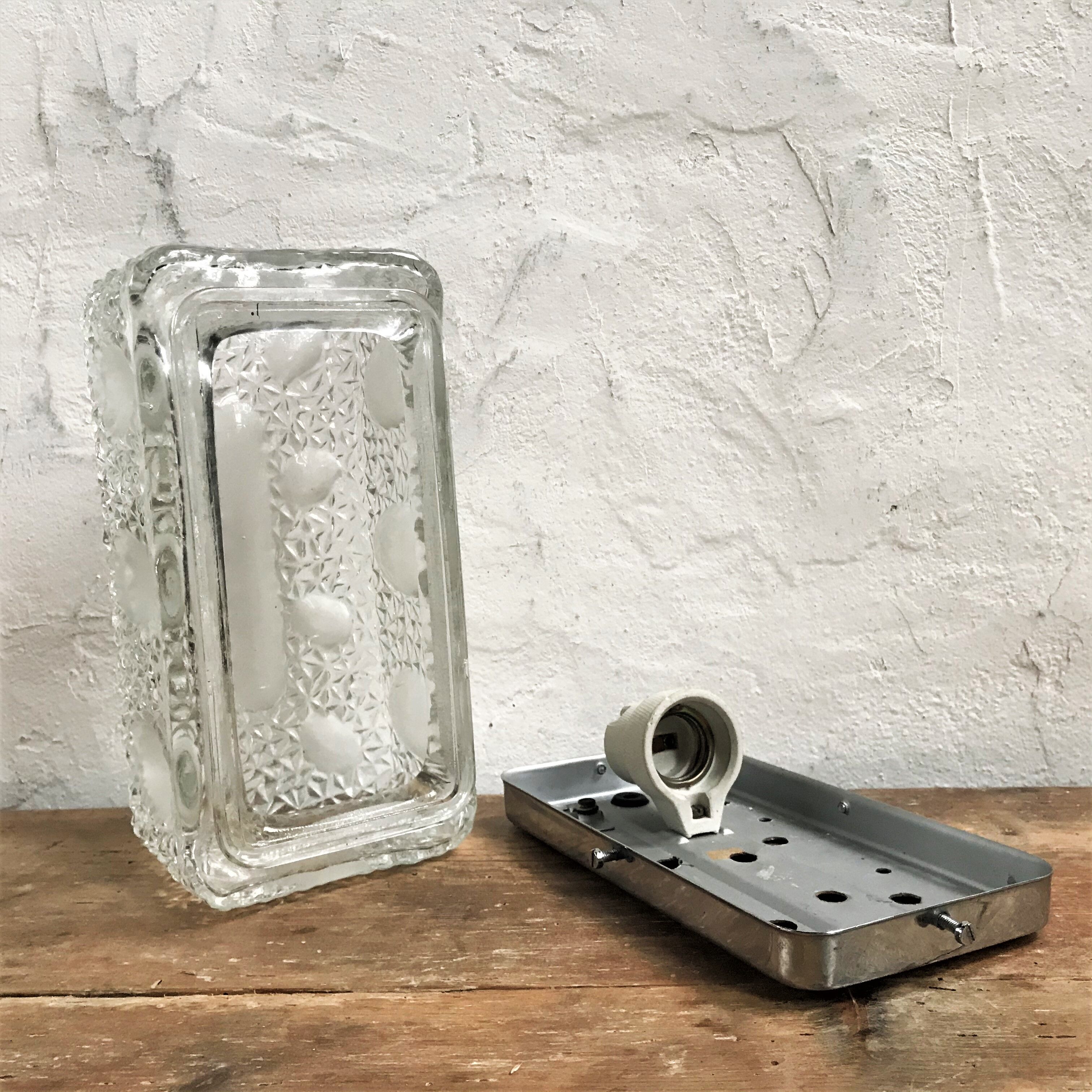 Vintage rectangular wall applique