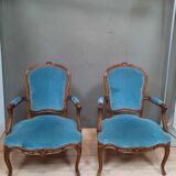 Pair of armchairs from the Louis XV period