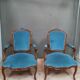 Paire de fauteuils d'epoque Louis XV