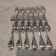 12 silver plated table forks by Christofle Marly, 20.7cm