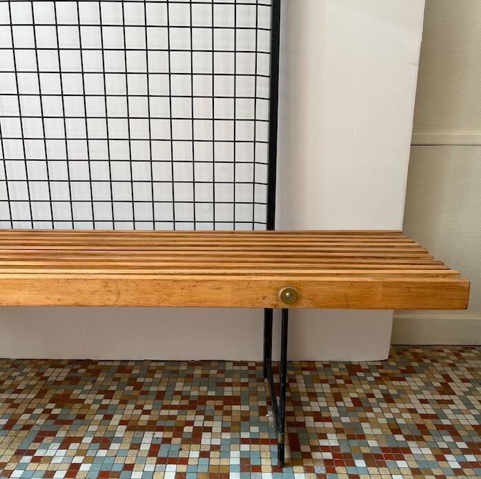 Vintage entrance bench wardrobe